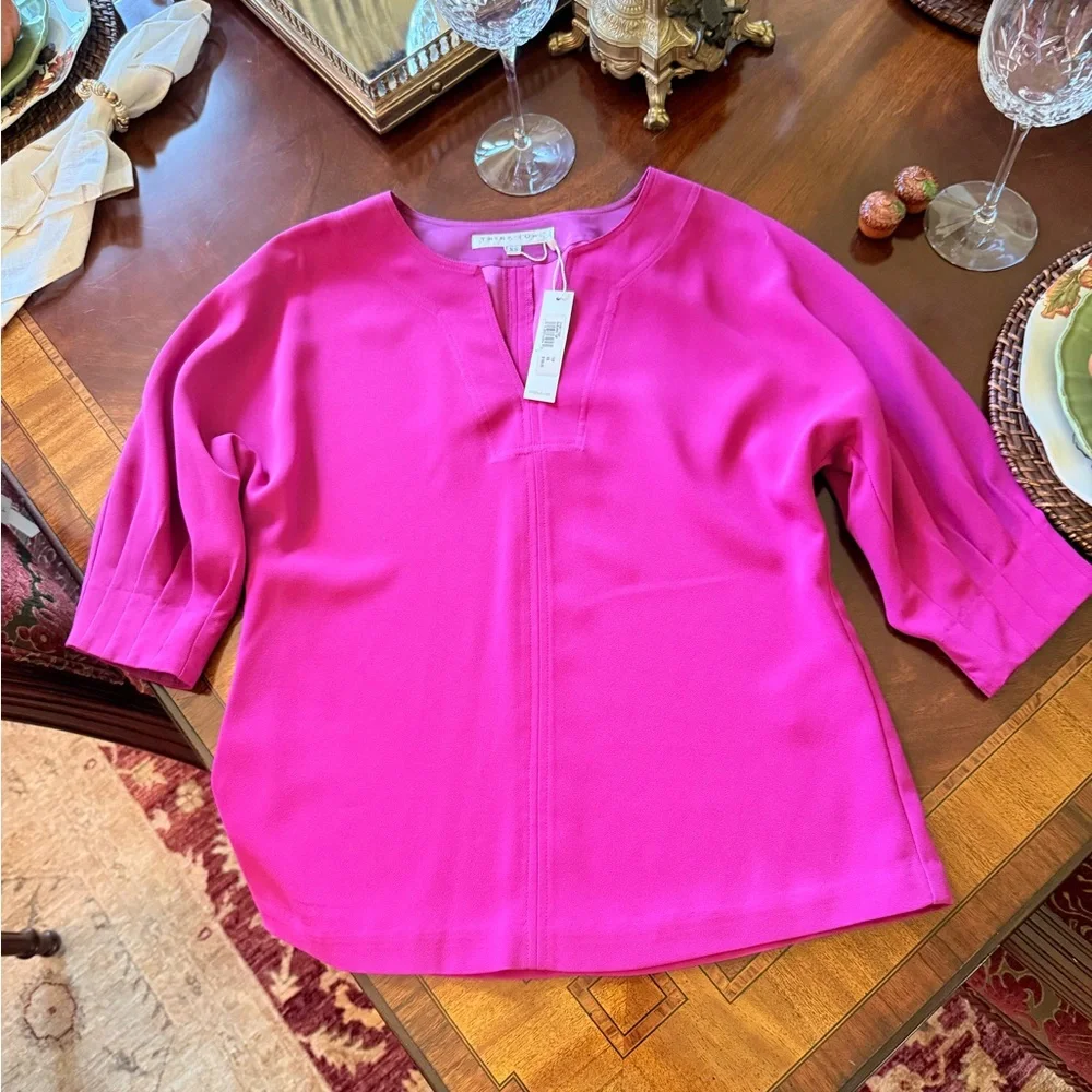 Trina Turk Pink Susurro top XS NWT - Picture 1 of 4